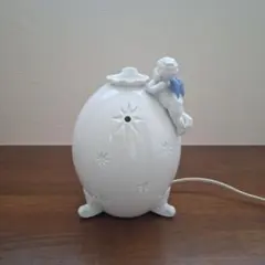 天使の陶器製アロマランプ