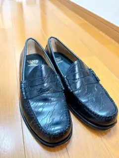 SPARTACUS クロコダイル 総クロコ ビットモカシン ローファー 黒 7