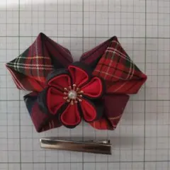 Ｔ261:成人式・和装・髪飾り・つまみ細工