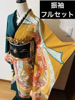 2026年最新】振袖フルセット 緑の人気アイテム - メルカリ