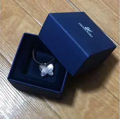 スワロフスキー ネックレス ピンク バタフライ