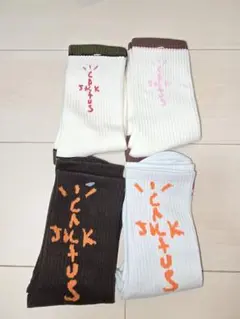 Travis Scott　cactus jackモチーフ靴下　４足