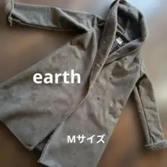 earth music & ecology ブラウンロングコート M