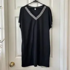 ビジュー付きワンピース FREE SIZE