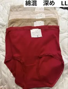 WACOAL ４枚組　wing 綿混　深め　ショーツ　✨