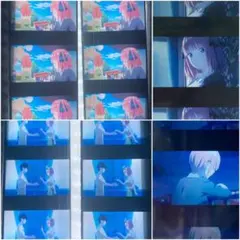 五等分の花嫁 コマフィルム 一花 二乃 四葉 五月 風太郎 教室 最終日 セット