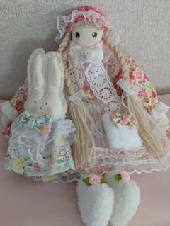 カントリードールバニーちゃんミニバニー付き(オレンジop) - メルカリ