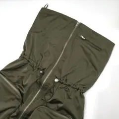 ZARA ストラップレスワンピース レディース グリーン ザラ ビスチェ