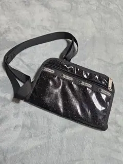 値下げしました！LeSportsac ショルダーバッグ ブラック ラメのサムネイル