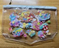 ダッフィーフレンズ ビニールポーチ