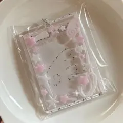 レジン デコ トレカケース トレカキーホルダー ウィッシュコアy2k 羽 星