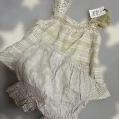 新品ストライプ・ドット柄ワンピースセット セットアップ