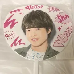  Man  サマパラ2019 ミニうちわ 目黒蓮　アクスタ2体セット Snow Man サマパラ2019 ミニうちわ 目黒蓮 アクスタ2体セット