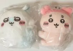 モモンガ & 古本屋 クリップ ぬいぐるみ2 ガチャガチャ２点セット ちいかわ