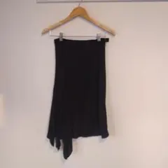INDIVI ブラック フレアスカート 38