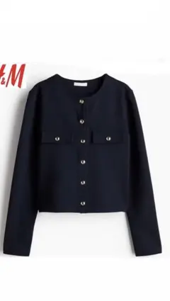 H&M ジャージーカーディガン　S