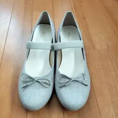 【新品】JELLY BEANSゴムストラップリボンモールドソールパンプス