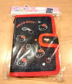 新品　ハローキティ　サンリオ　デニムシール　バインダー　シール帳