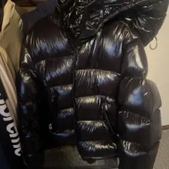 ZARA 黒 ダウンジャケット フード付き