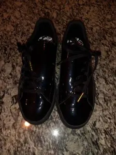 PUMA W BASKET CRUSH 黒 23cm　換え紐付