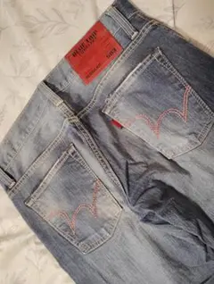 送料込み★EDWINブルートリップ503REGULARダメ－ジデニムsize29