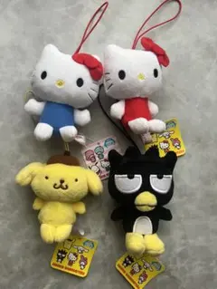 サンリオ　マスコット　キティちゃん　ポムポムプリン　ばつ丸くん