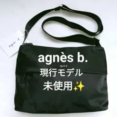 新品 未使用♥ アニエスベー ショルダーバッグ 黒 軽量 agnès b 現行