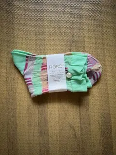 RORO カラフルパール付きくつした ミント