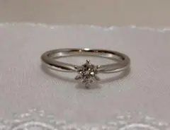 Pt900 ダイヤモンド ソリティアリング 0.203ct - メルカリ