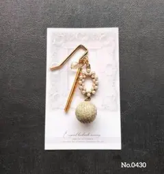 ハンドメイド✩.*˚ポニーフック♡