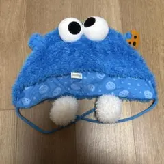 ユニバクッキーモンスター ニット帽 ポンポン付き