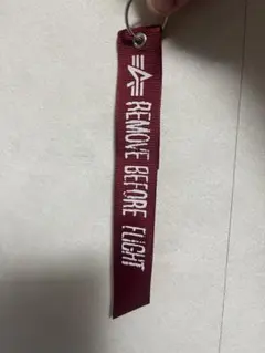 アルファインダストリー 赤タグ フライトタグ リボンのサムネイル
