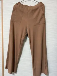 LOWRYS FARM リブ編みカジュアルパンツ Mサイズ