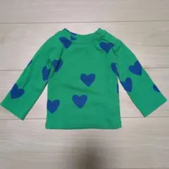 the campamento ハート柄 長袖Tシャツ 9/12m カンパメントのサムネイル