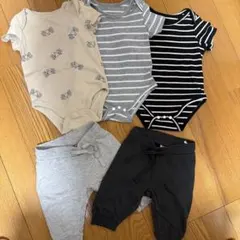 GAP/H&Ｍ ベビー ロンパース パンツ 5点セット