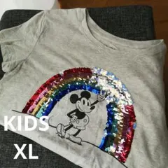 GAP ミッキー　スパンコール❤️ XL　レインボーのサムネイル
