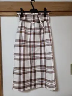 タイトスカート/チェック