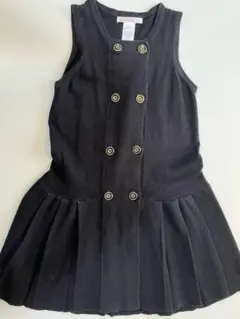 janie and jack 黒いノースリーブワンピース 4T