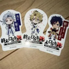 終末のワルキューレ 企画展 郵政博物館 ハデス アクスタ ステッカー 缶