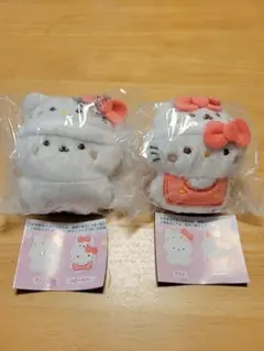 スタジオハヌル×サンリオキャラクターズ ふわふわぬいぐるみ　タルト・ハローキティ