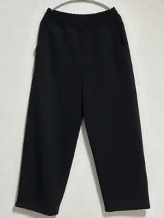 UNIQLO C スウェットワイドパンツ ブラック S