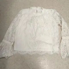 MOUSSY アイボリー レースブラウス Fサイズ