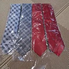 ネクタイセット 4本セット　✳未使用あり