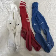 Nike Hummel サッカーソックス 3足セット