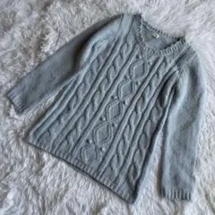 pbi ペーベーイー ニット セーター 水色 M 長袖