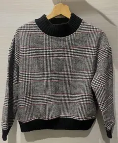 【CECIL McBEE】セシルマクビー / チェックニットセーター