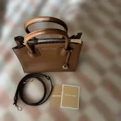 マイケルコース　シグネチャー　2way ハンドバッグ　ショルダー付き　極美品