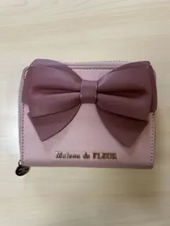 Maison de FLEUR リボン二つ折り財布