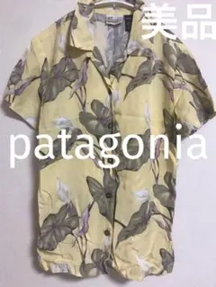 パタロハ　アロハシャツ　半袖シャツ 00年製 pataloha Cotton Aloha Shirt 黄 L 00s パタロハ アロハ