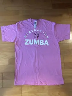 ZUMBA ズンバ Tシャツ ピンク ロゴプリントのサムネイル